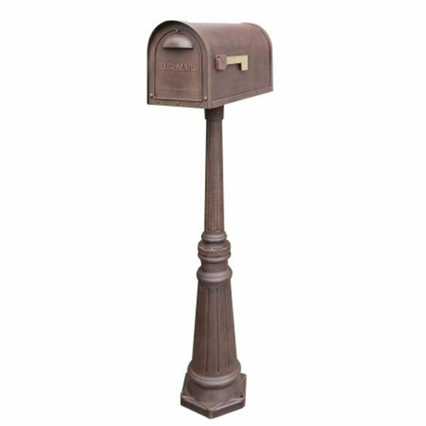 Special Lite Classic Curbside with Tacoma Mailbox Post Unit, Copper SCC-1008_SPK-591-CP